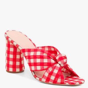 LOEFFLER RANDALL Red Print Mules